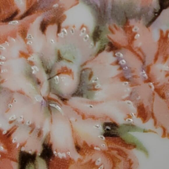 Furstenberg Floral Reticulated Trinket Dish 9.7" Porcelain Dresser Tray Germany - Picture 13 of 15